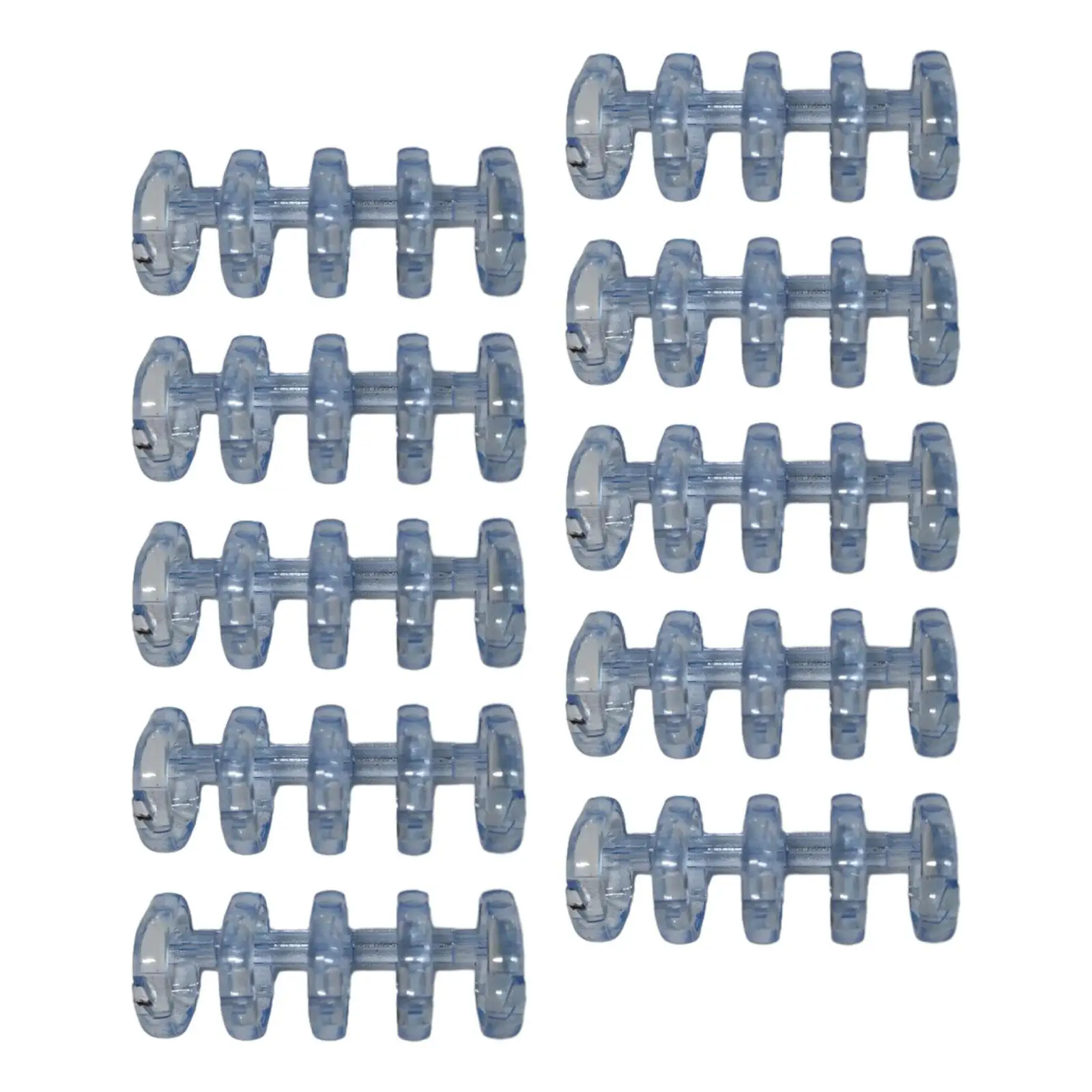 2x10 шт., кольца-книжки с 5 отверстиями