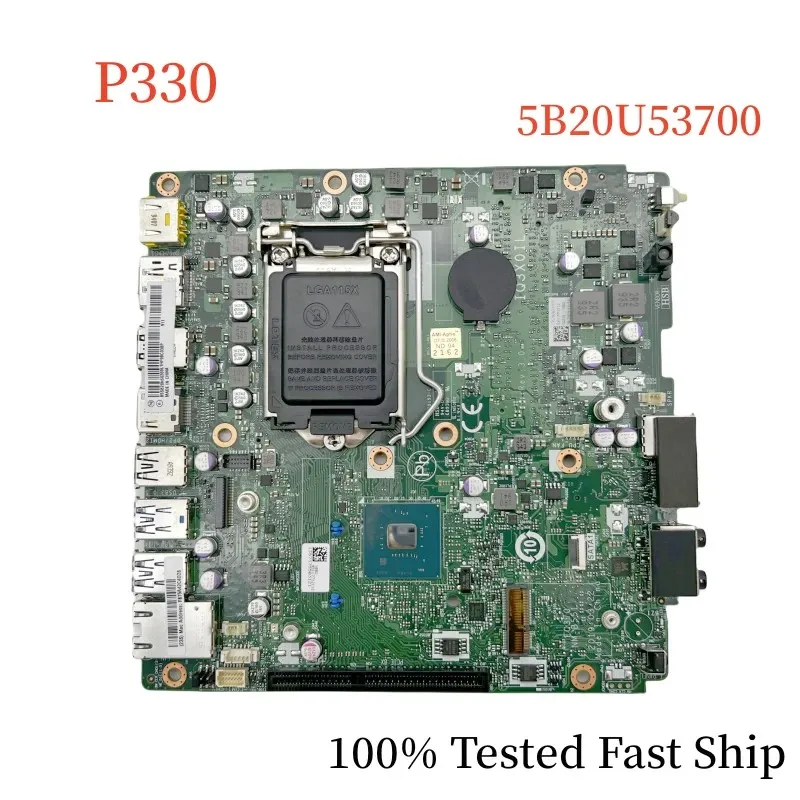 

IQ3X0IL For Lenovo ThinkStation P330 Tiny Motherboard EQ370 NM-B551 FRU:5B20U53700 DDR4 Mainboard 100% Tested Fast Ship