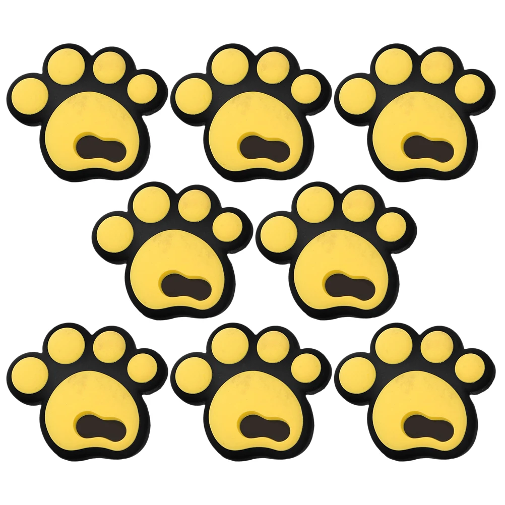 

8 PCS Ski Stickers Dog Anti Slip Paw Pads Decorative Grip Adhesive for Snowboards Silica Gel and Decals