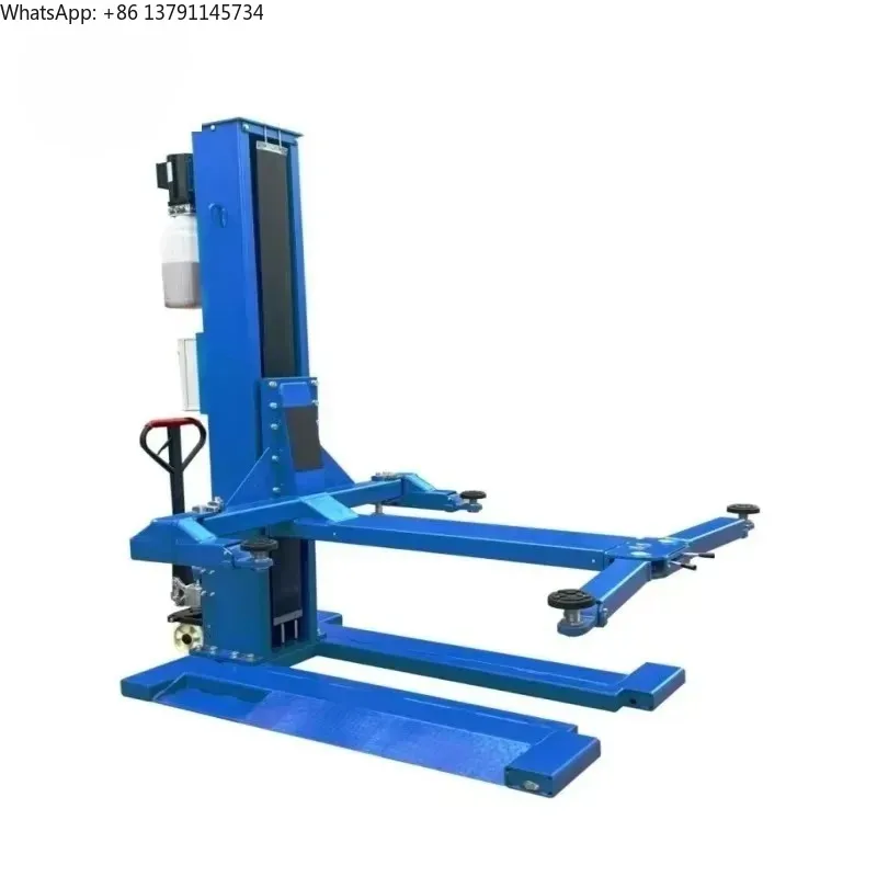 2.5 Tons/3 Tons Portable Movable Car Lift Single Column Hydraulic Car Lift (please Consult The Freight Before Placing An Order)