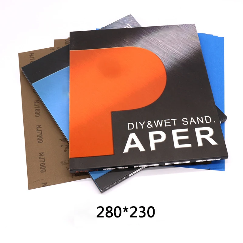 

80-7000 Grit Wet Dry Sandpaper -5Pcs Polishing & Sanding Sheets for Surface Finishing - Versatile Abrasive Paper for Wet/Dry Use