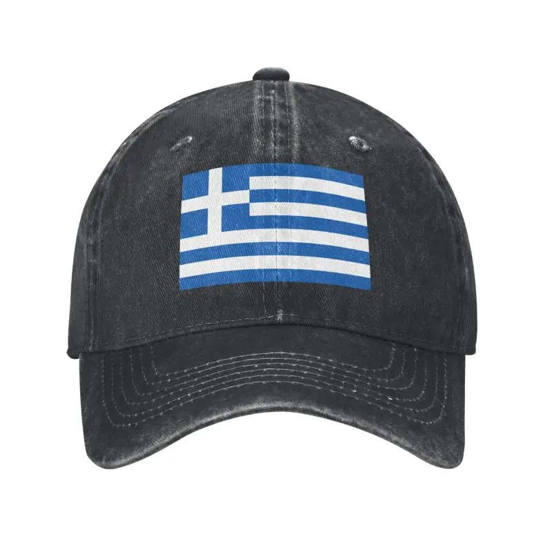 Custom Classic Cotton Flag Of Greece Baseball Cap for Men Women Adjustable Adult Dad Hat Outdoor