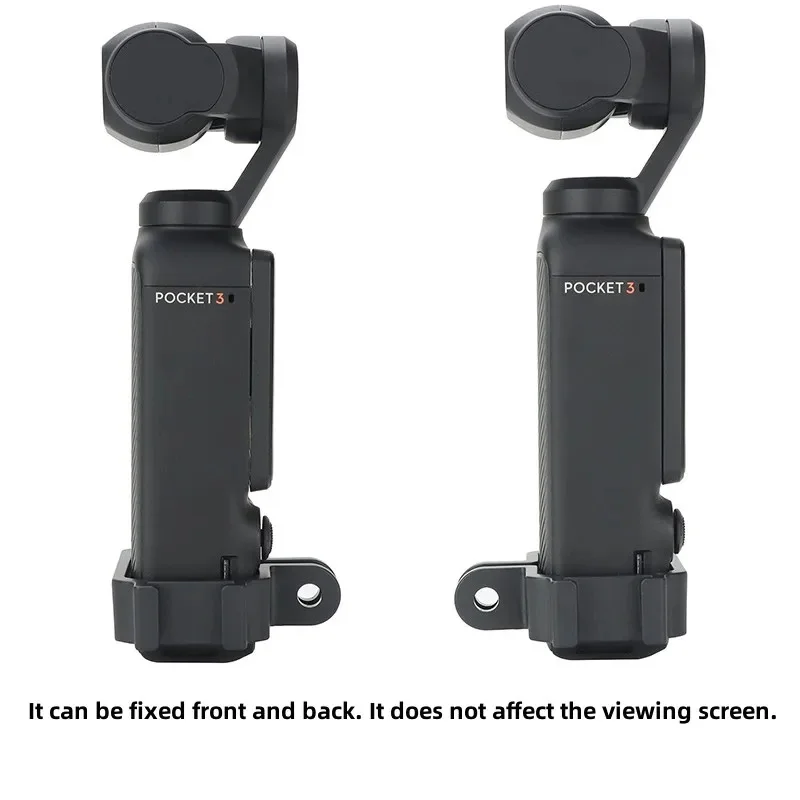 DJI OSMO 포켓 3 카메라 액세서리용 짐벌 확장 프레임 어댑터, 전면 후면 고정 브래킷 클립, 3 인 1
