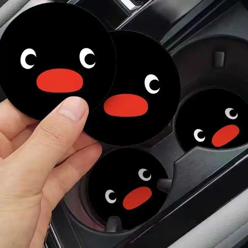 Penguin Car Cup Coasters 1