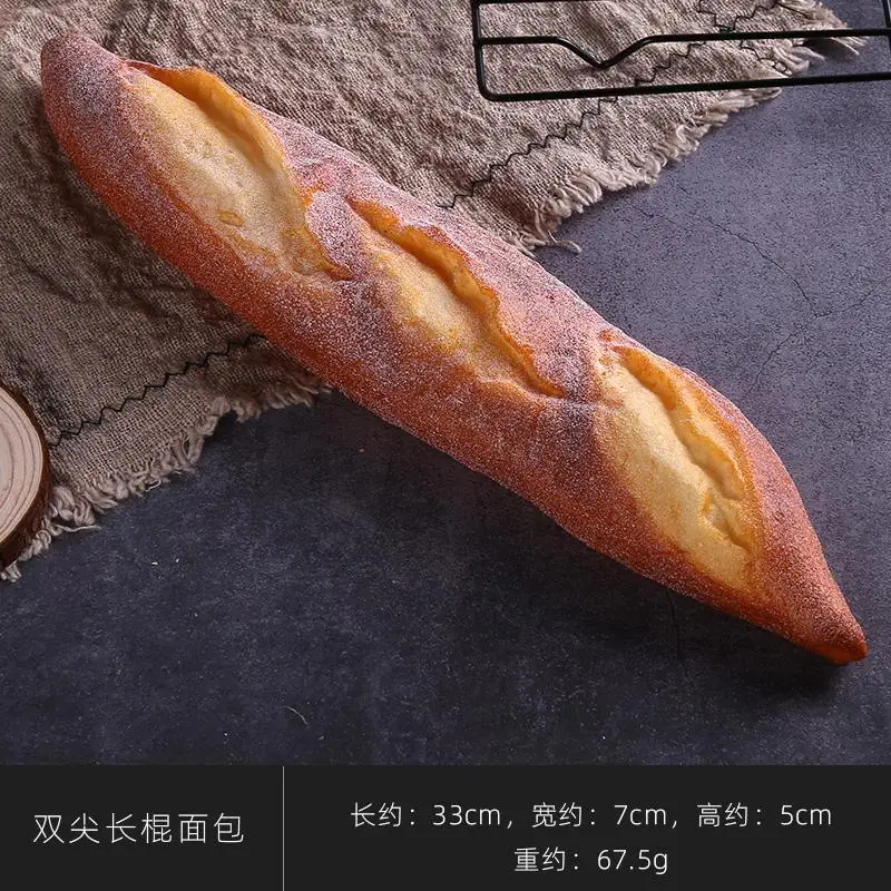 Kunstmatige Brood Taart Toast Zacht PU Baguette Model Voedsel Nep Brood Simulatie Ornamenten Bakken Winkel Decor Fotografie Props