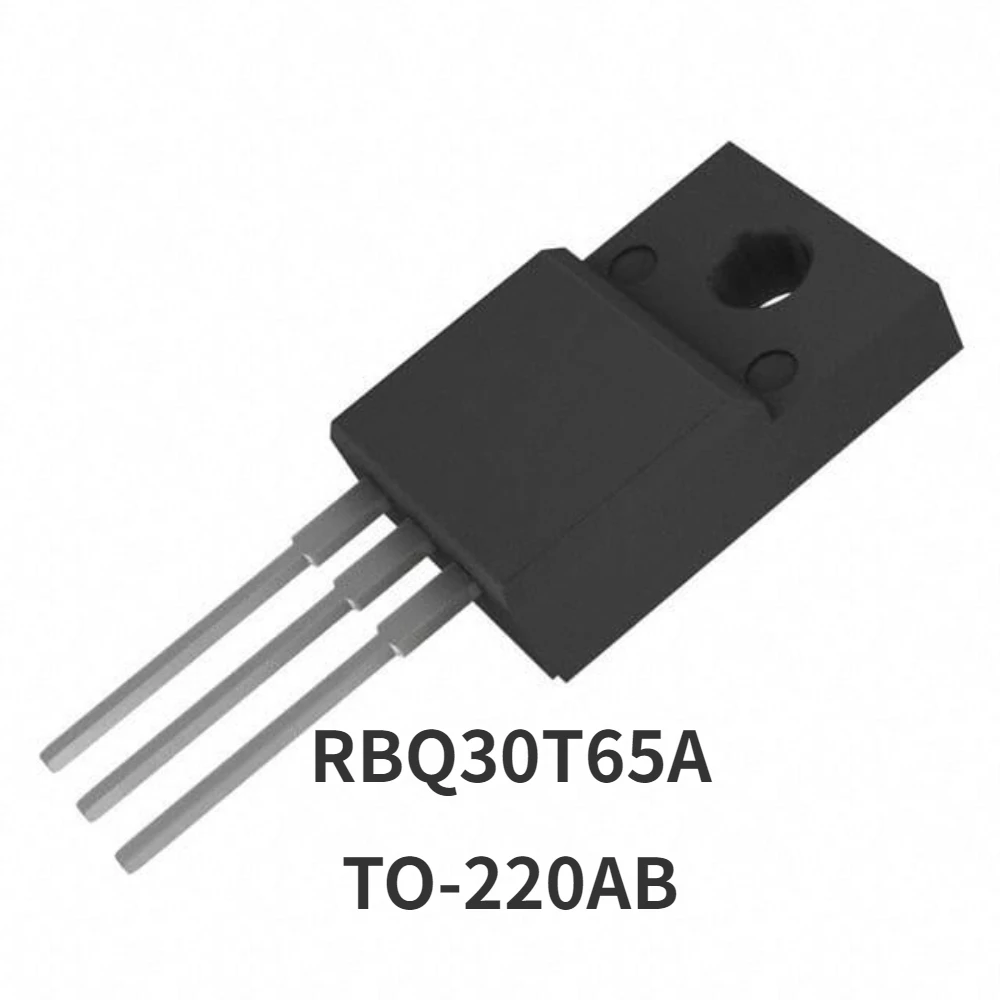 20pcs/lot RBQ30T65A Schottky rectifier, 65V, 30A, dual common cathode, TO-220AB, 3-pin, 690mV