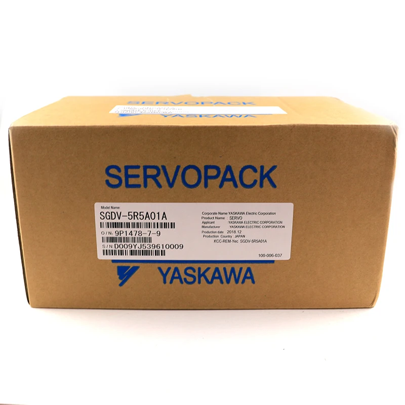 

Japan SGDV-5R5A01A Yaskawa Servo Drive Servo Motor 750W Brand New Original SGDV-5R5A01A