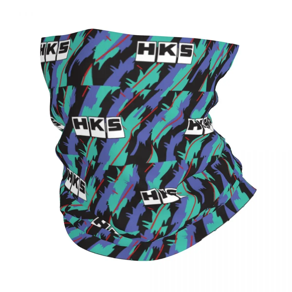 HKS R32 GT-R Retro Pattern Bandana Neck Cover Printed Balaclavas Mask Scarf Multi-use Headband Hiking for Men Women Adult