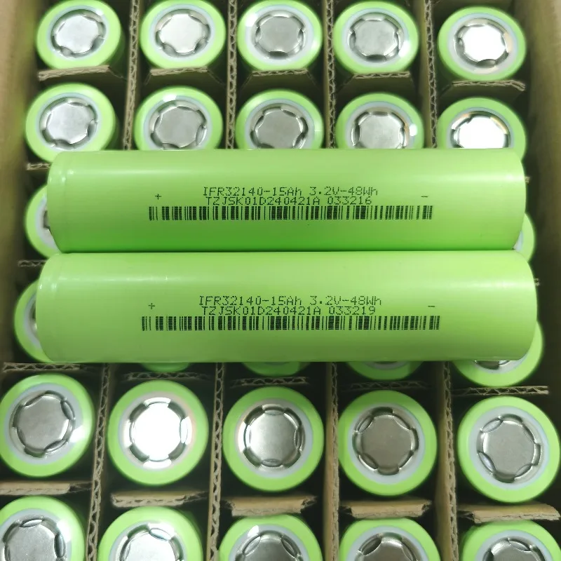In Stock 32140 15Ah 3.2V LiFePO4 Battery for Home Energy Storage Electric Vehicles Outdoor Power Supplies Remote Control Toys
