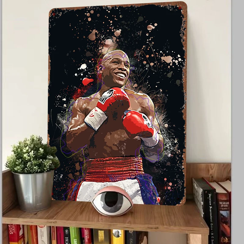 Floyd Mayweather Limited Edition Metal Wall Art HD Print Boxing Sports Star Decor Poster