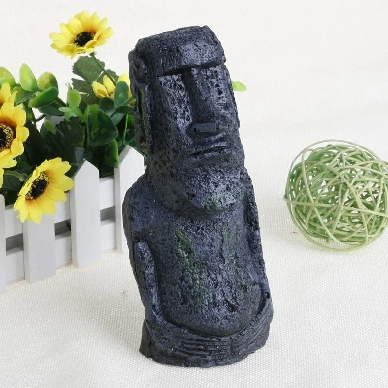 Creativity Roman Easter Island Fish Tank Decoration Furnishing Articles Accessories Aquarium Decor Home Decoration Accessories