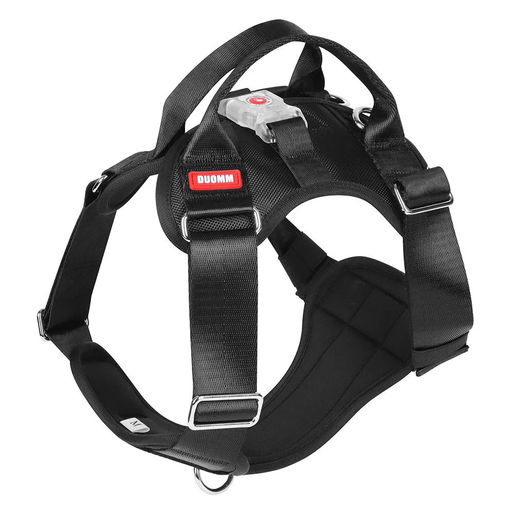 Pet chest and shoulder strap: breathable durable explosion-proof dog chest and shoulder strap night flash buckle pet leash