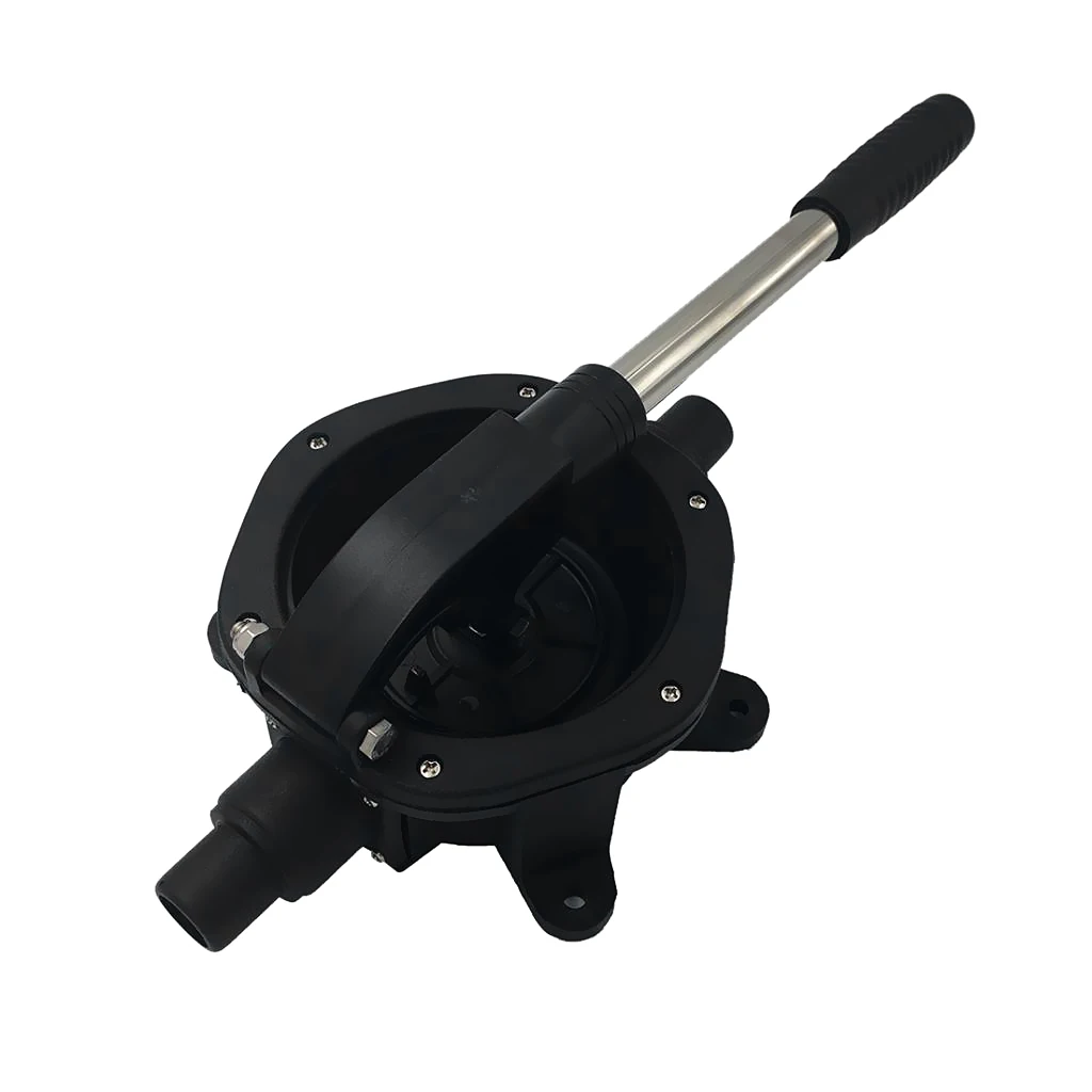 Black Marine Manual Bilge Waste Water Transfer Pump 15 GPM