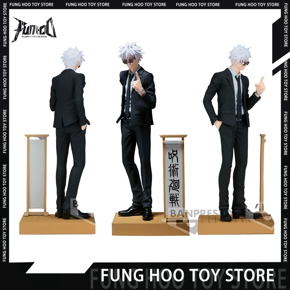 

15cm Original Genuine Banpresto Jujutsu Kaisen Anime Figure Satoru Gojo Action Figures Pvc Gk Statue Model Doll Room Collection