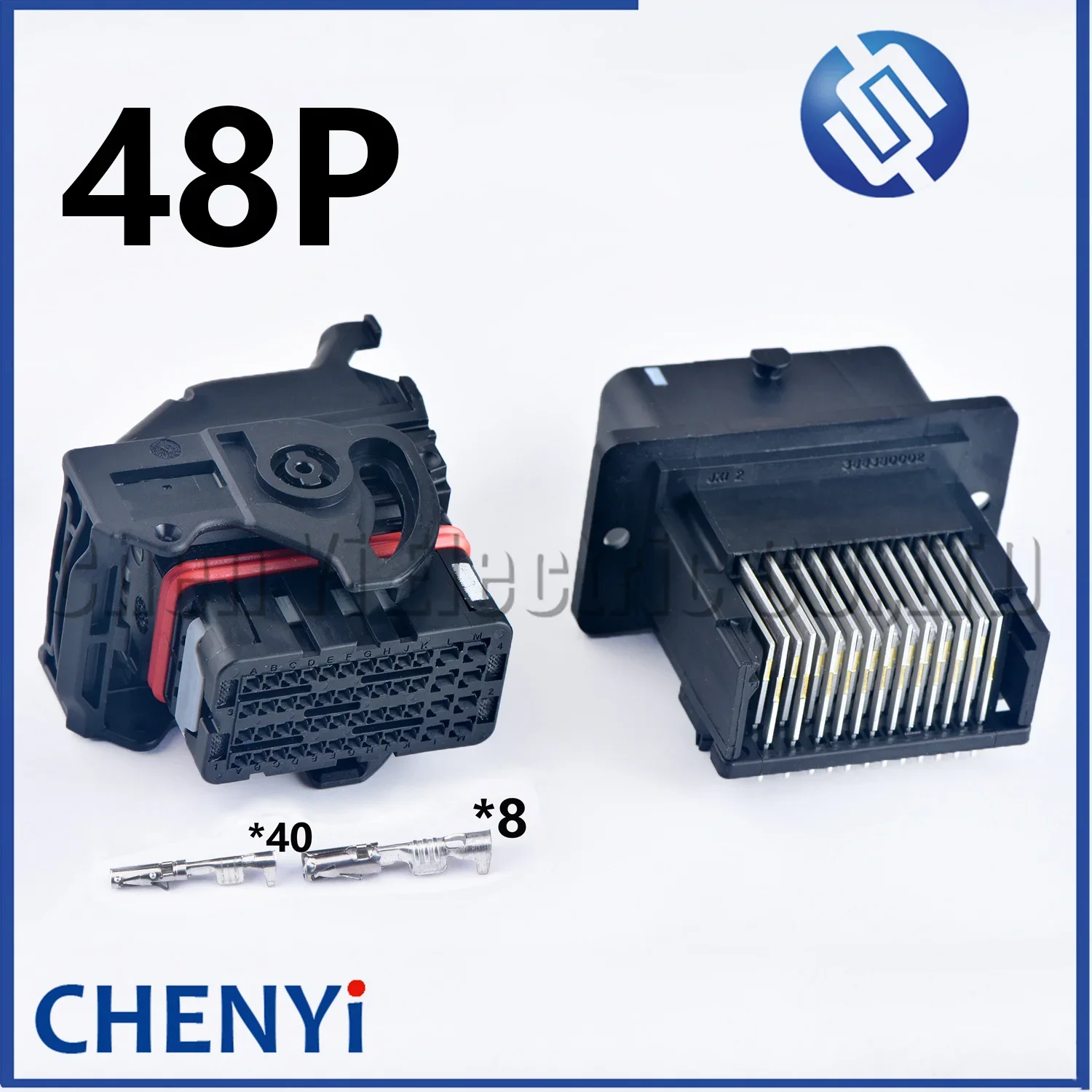 48 Pin way CMC Receptacle Left Wire Output ECU plug automotive central contral system wire harness Connectors 643201311