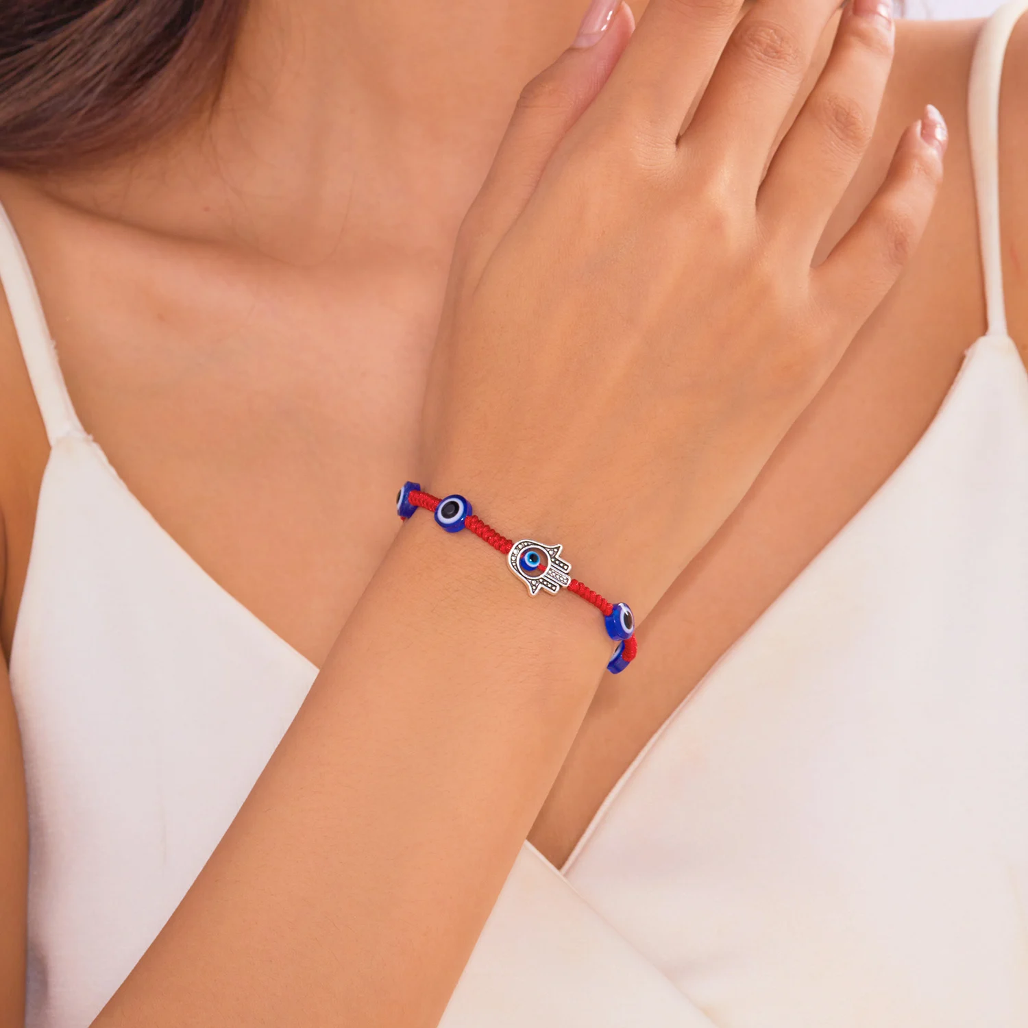 Neues Design 10 Stil Glück rotes Seil blau bösen Blick Armbänder für Frauen handgemachte geflochtene Paar Armbänder Amulett Freundschaft Schmuck – Detail 31