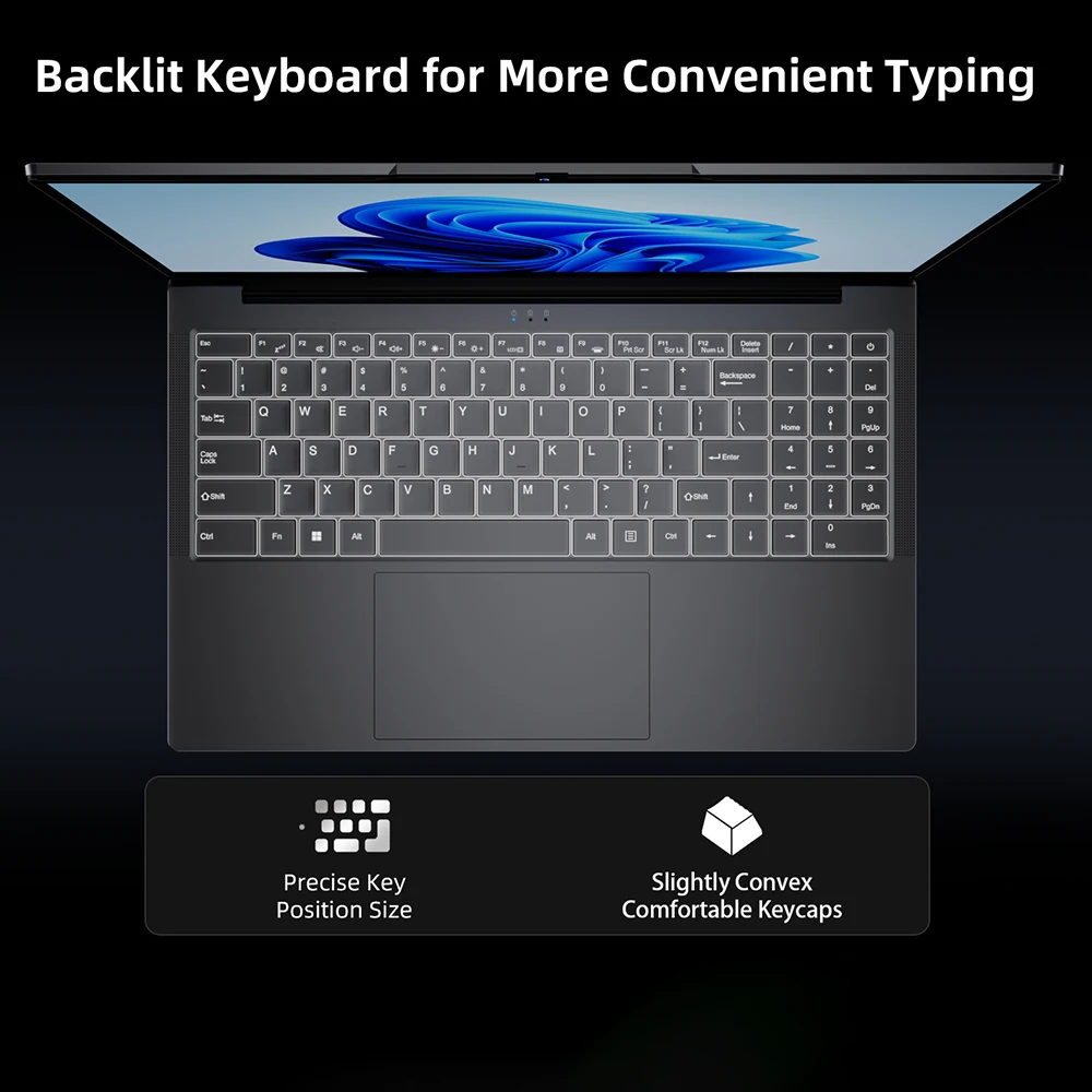 BMAX X17 พาวเวอร์ 2025 แล็ปท็อปสำหรับเล่นเกม Intel i9 12900HK 32GB RAM 1TB SSD 15.6 นิ้วอัลตร้าบุ๊คบลูทูธ 5.4 วินโดวส์ 11 โปร