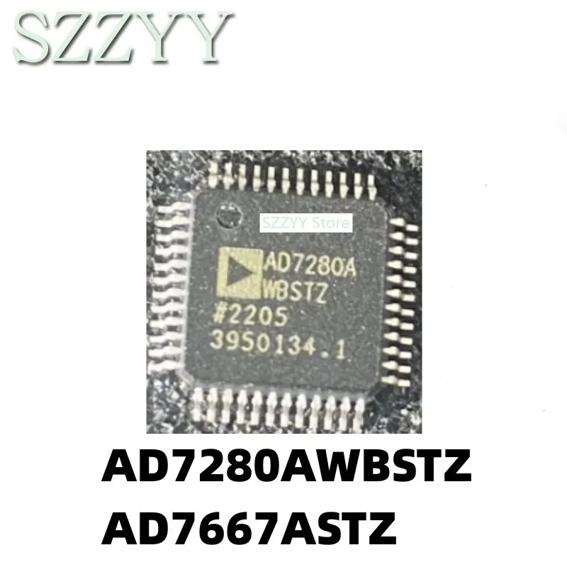 chip-convertitore-analogico-digitale-ad7280awbstz-ad7667astz-qfp48-da-5-pezzi