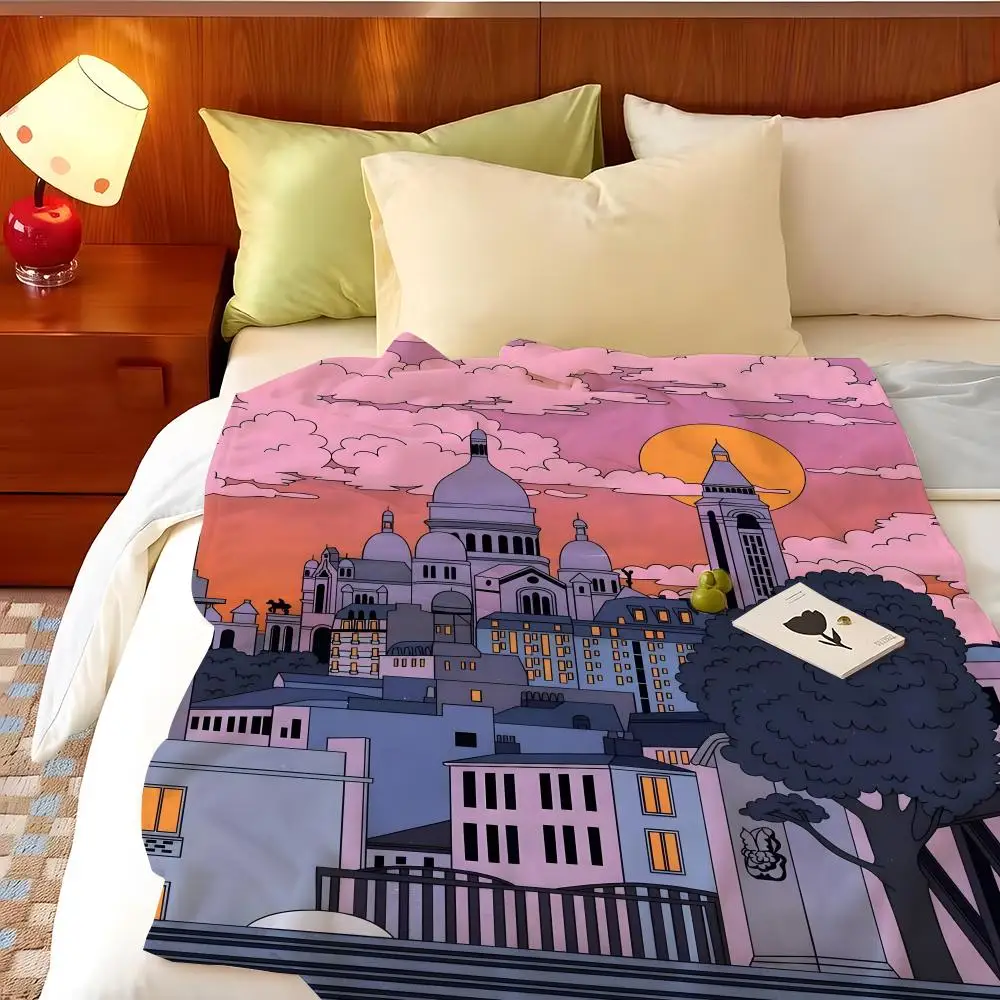 Artist C-Cosmo D-Danchin H-Hamard Throw Flannel Throw Blanket, Lightweight Cozy, Durable Washable cute Cool