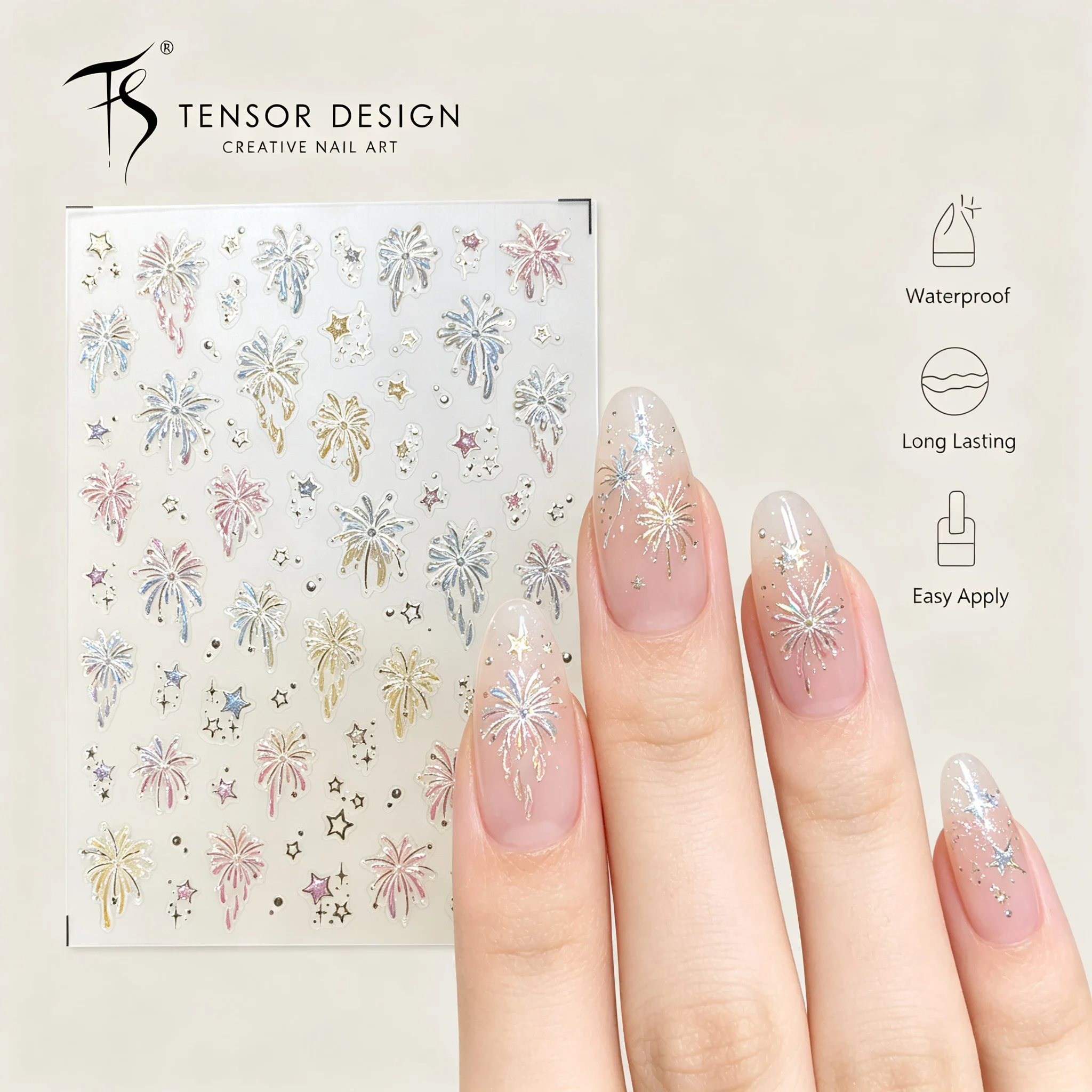 Autocollants 3D pour ongles TE - Nail Art Elegan avis et prix