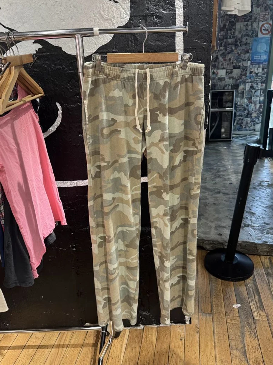 Camouflage Jogginghose mit Kordelzug für Damen, Sommer, elastische Taille, gerade Hose, amerikanische Vintage Streetwear, Baumwolle, Baggy Pants, Y2k – Detail 13
