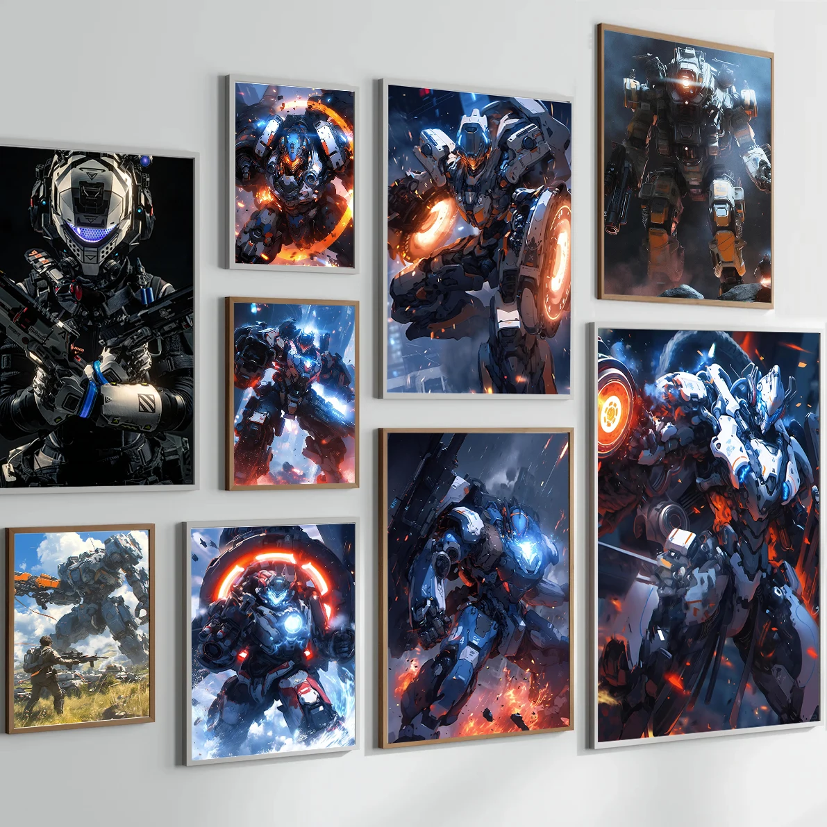 Póster de juego Titanfall, lienzo impreso, decoración del hogar, arte de pared, imágenes de juegos, decoración de sala de juegos para el hogar, decoración estética para habitación