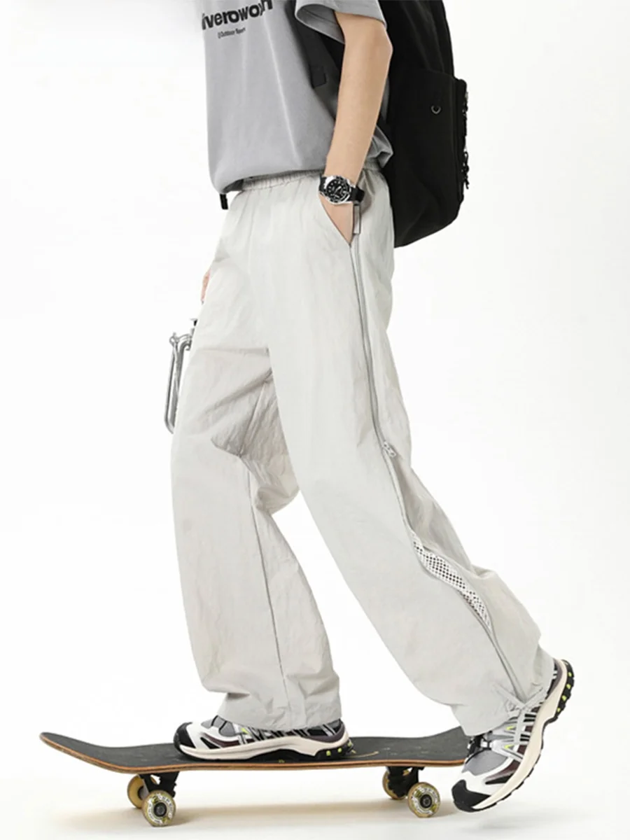 

NELY дышащие уличные повседневные брюки мужские летние модные брендовые брюки Dropip Qui Dry прямые брюки дизайн Sense id