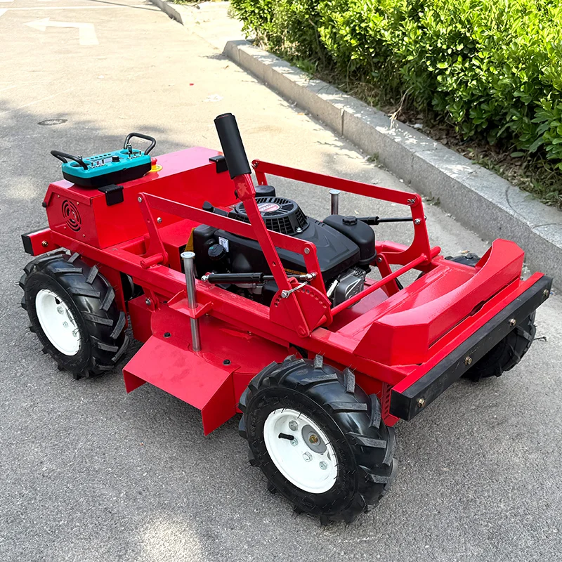 

Customized Electric Four-wheel Remote Control Lawn Mower Industrial Grade Self-propelled Four-stroke Multi-functional G