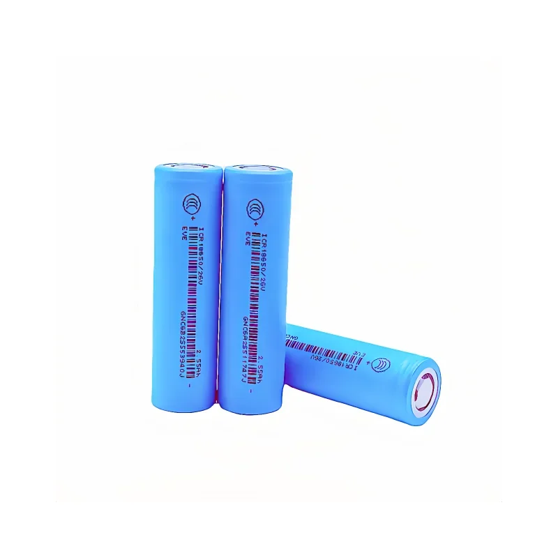 100% Original for 18650/26V  3.7V 2.55Ah Li-ion Battery  used for flashlights, remote control batteries.