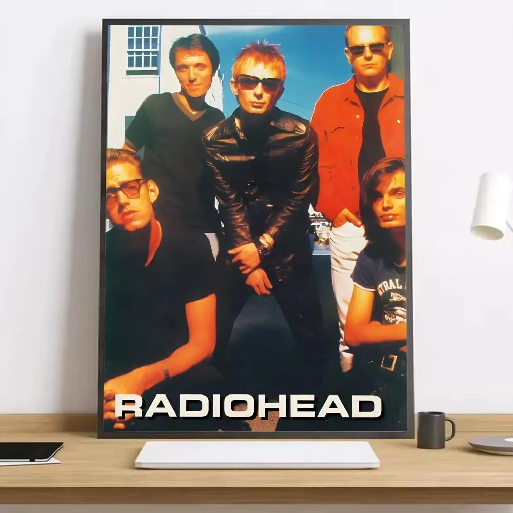 R-Radiohead Band Rainbow Painting Calligraphy HD-Leinwandposter für Wohnzimmer, Schlafzimmer, Bar, ästhetische Dekoration – Detail 10