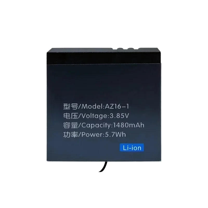 Newest AZ16-1 3.85V 5.7Wh 1480mAh Rechargeable Battery for Xiaomi YI Lite 2 4K for Xiao Yi 4k High Quality Action Camera Battery