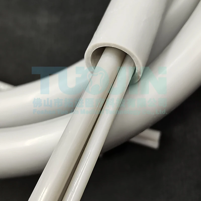 2/4Hole Tubing Foot Pedal Silicon Tube Dental Chair Accessory for Air Turbine Unit Motor Dental