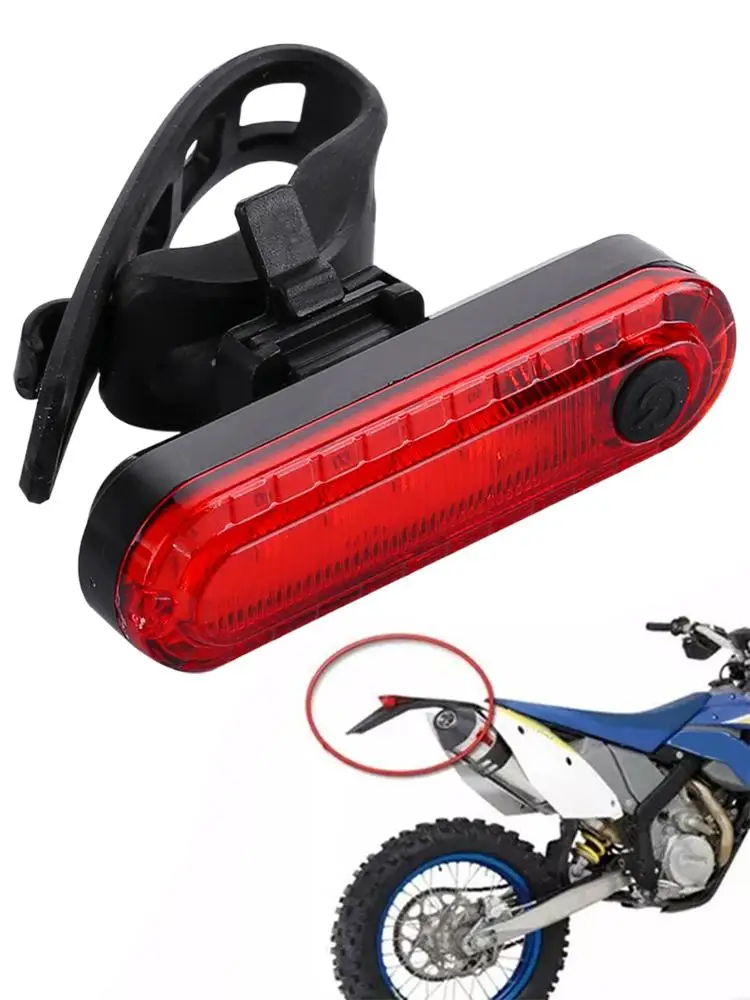 AliExpress NONE Bicycle Rear Light USB Rechargeable IPX6 Waterproof LED Tail Lamp MTB Road Bike Cycling Safety Warning Helmet Backpack Tail