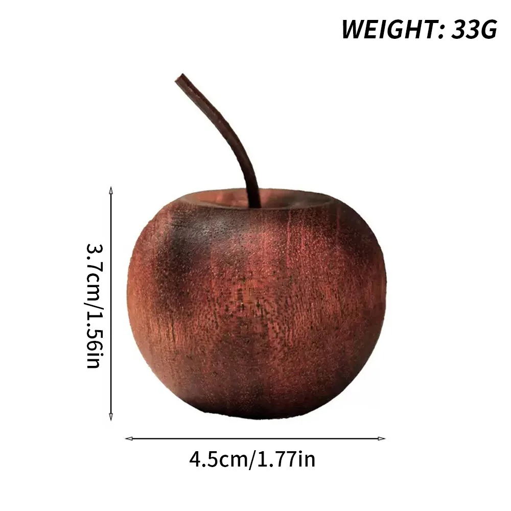Apple Shaped Fragrant Wood 6PCS/3PCS/1PC Set for Home And Car Aromatherapy Essential Oil Ornament Affordable Wood Fragrance