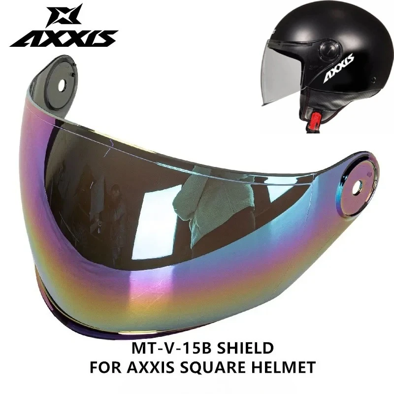 

AXXIS MT-V-15/15B Motorcycle Riding Helmet Visor Square Open Face Helmet Original Shield Replacement Lens Accessories