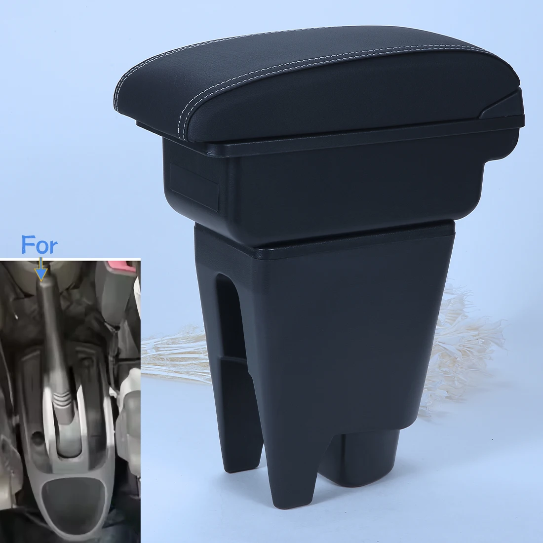 

For Citroen C1 Armrest Box For Peugeot 107 Toyota Aygo BJ Armrest Car Accessories Store box Interior detail Simple installation