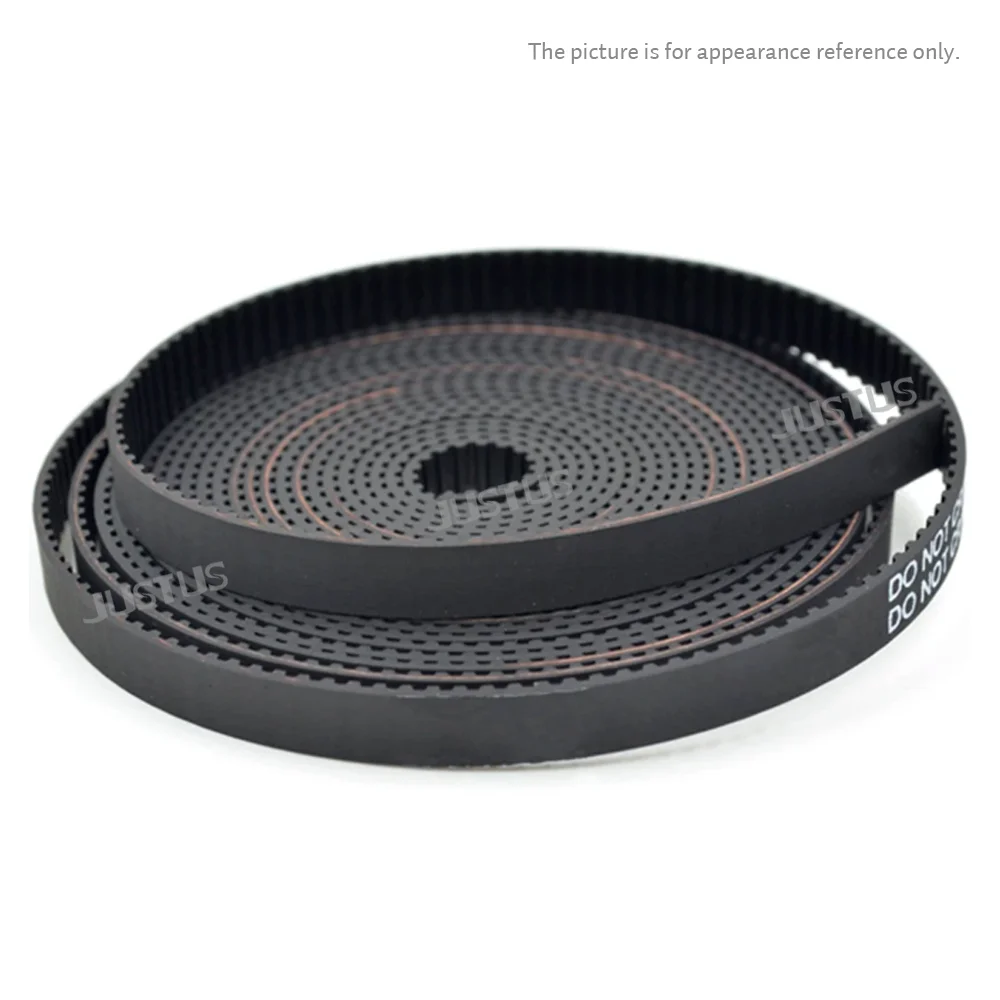 MXL/XL/L Type High Quality Rubber Open Belt Width 4.8/6/10/12.7/15/20/25/38.1/50mm Timing Transmission Belt For 3DPrinters Etc