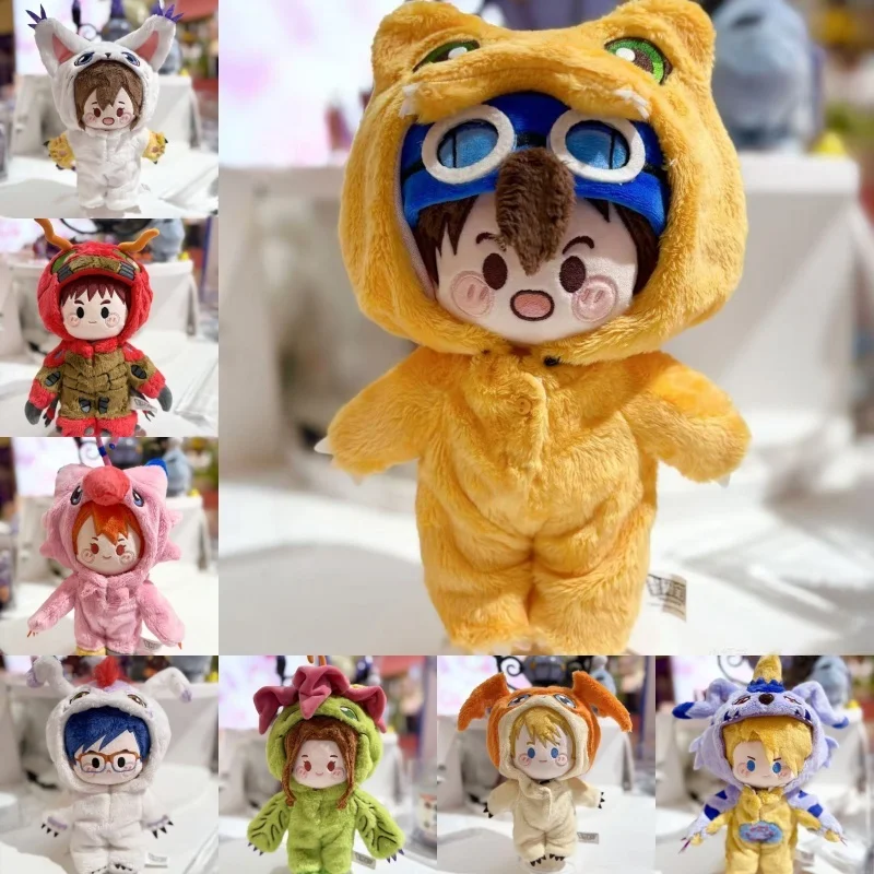

Authentic Digital Monster 20cm Cotton Dolls Set Of 8 Anime Themed Plush Toys Collectible Figures Ideal For Fans And Collectors