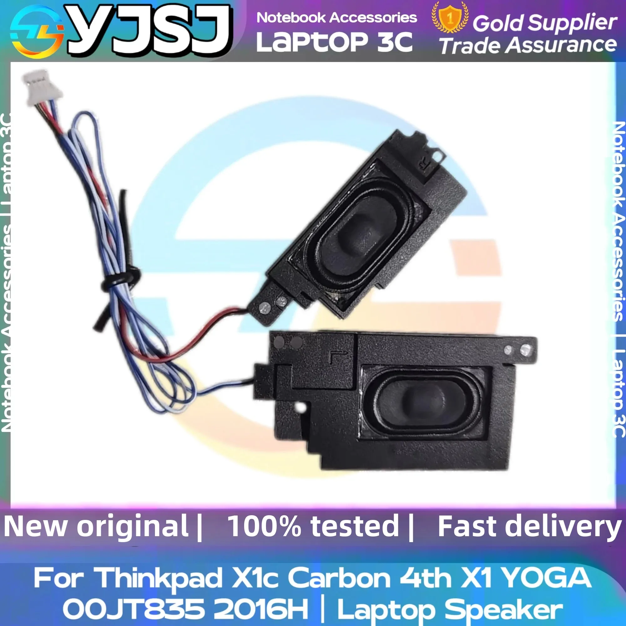 New Original For X1Carbon 4th Gen 20FB 20FC ThinkPad X1Yoga 1st Gen 20FQ 20FR built-in speaker horn audio 023.4006E.0012 00JT835