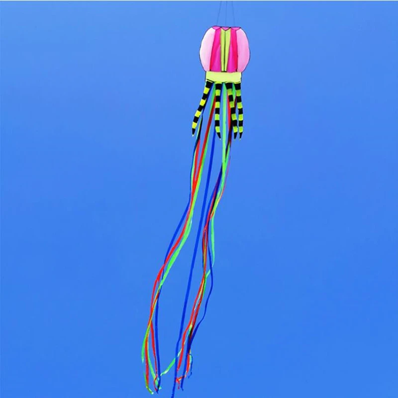 Gratis verzending 8m grote kwallen vliegers vliegen buiten spelen gaori kyen kite flygen kinderpapier vlieger letajici drak papalote