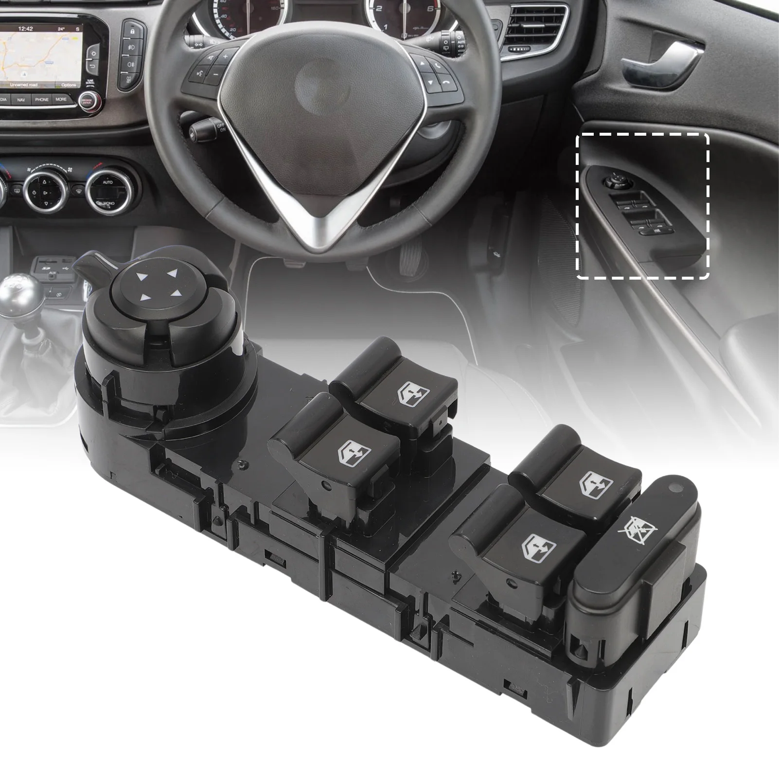 

156093399 Car Push Button Switches Window Switch 156095710 for Alfa Romeo Giulietta 2010-2020