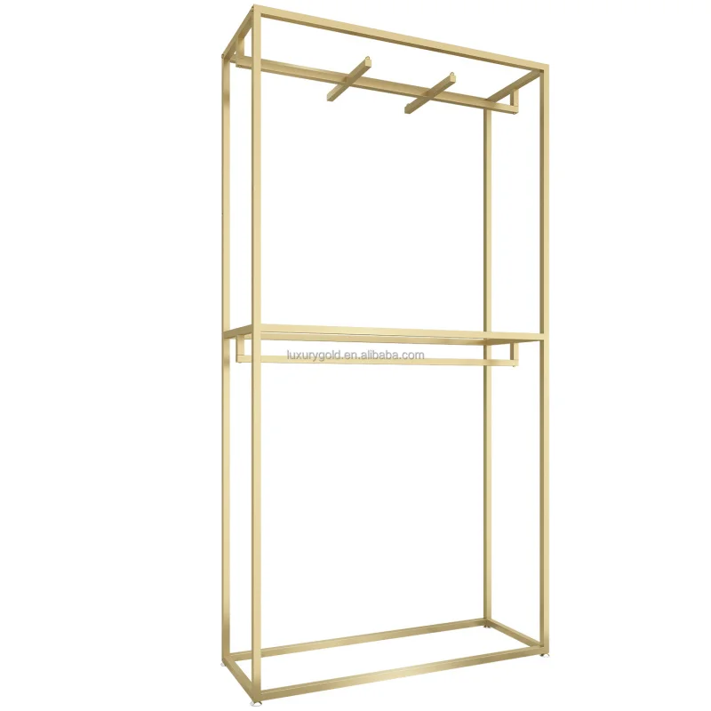 custom.Modern Clothes Shop Shelf Garment Women's Clothing Display Rack Clothes Display Stand for Retail Store