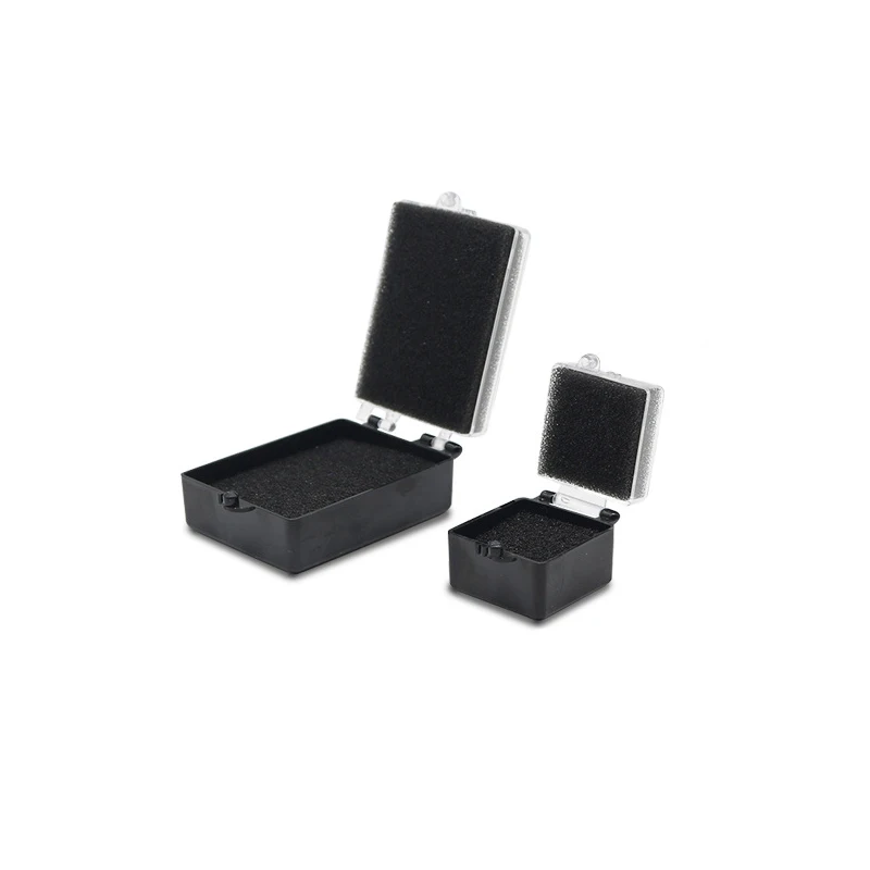 100pcs Denture Sponge Box Case Dental Appliance Container Storage Boxes for False Veneer