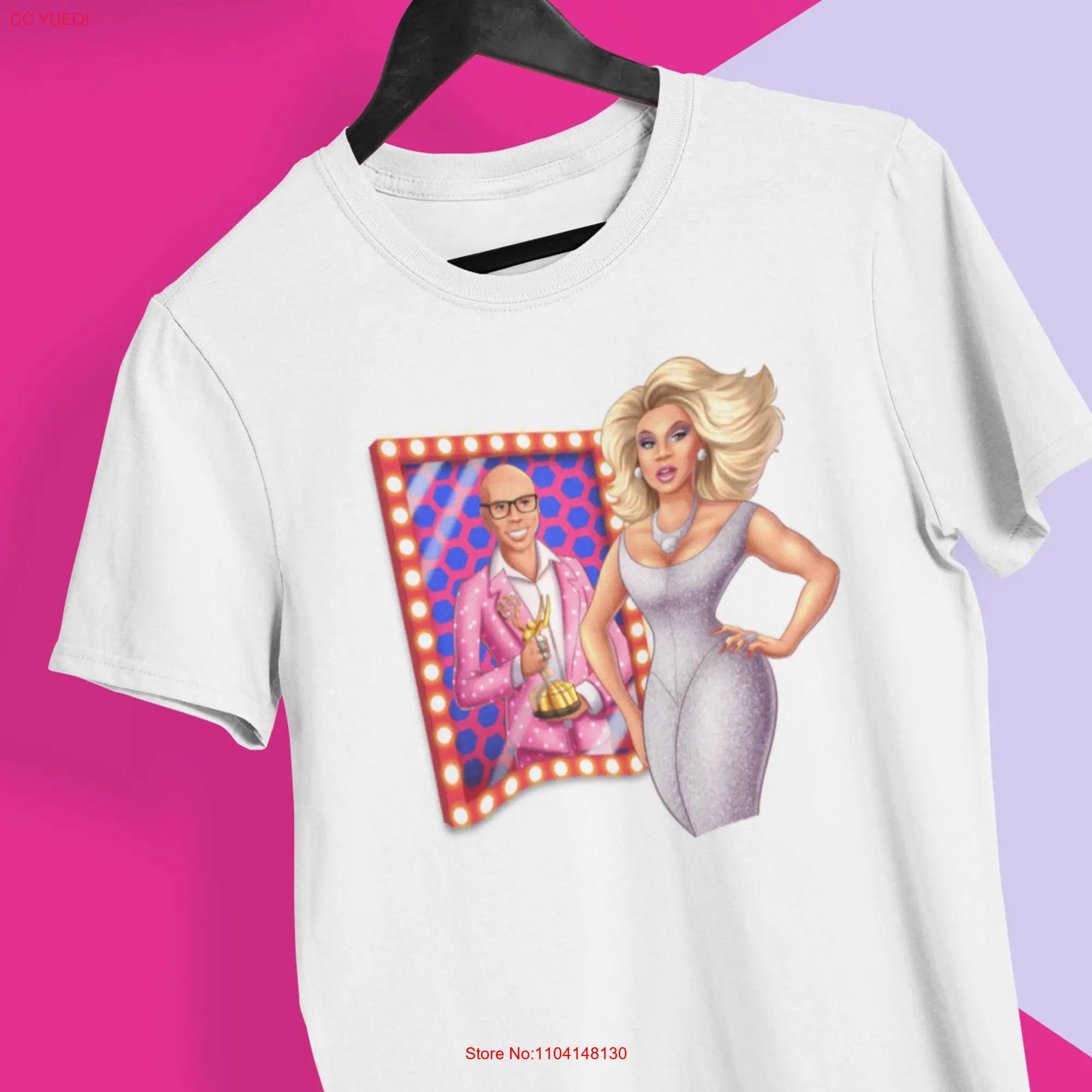 T shirt Rupaul Mirror DraGlam Queer Artwork Drag Queens LGBTQ Apparel Gay Pride Merchandise Race Fun Clothes