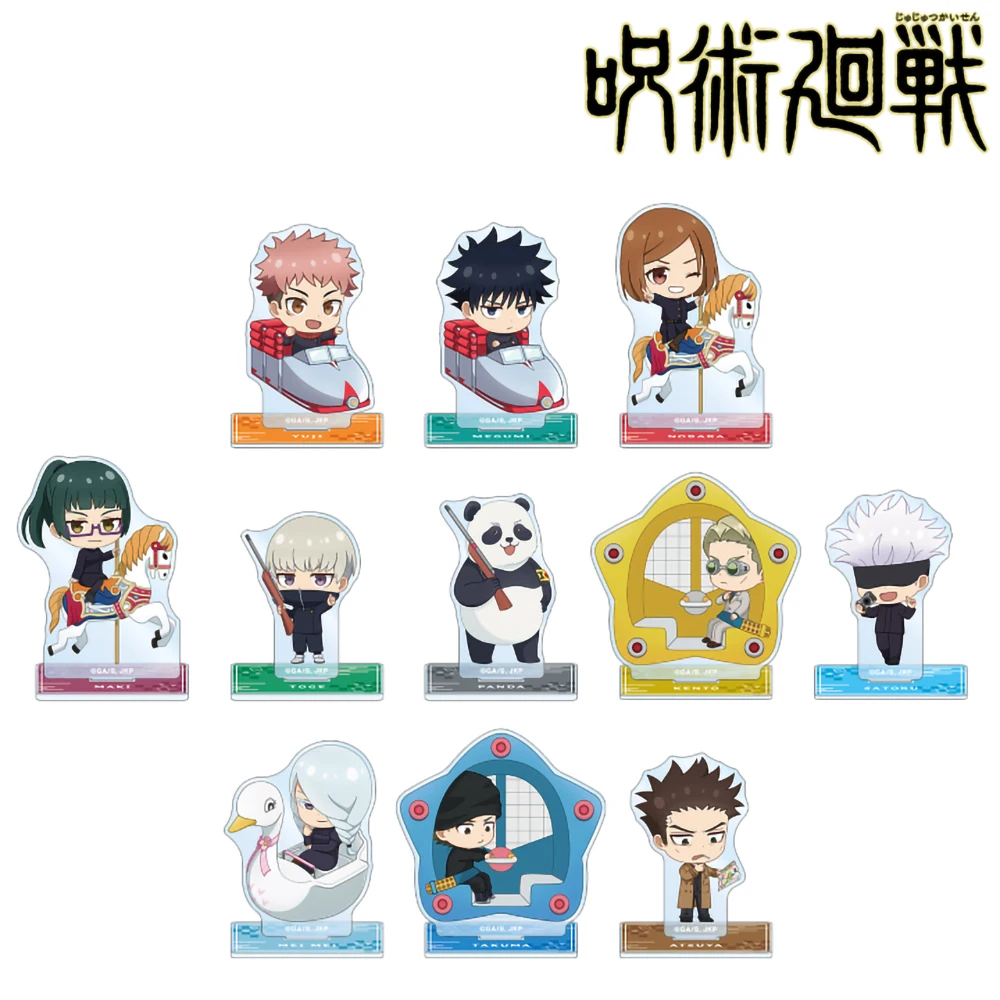 

Anime Jujutsu Kaisen 10cm Acrylic Standee Chibi Figure Gojo Satoru Yuji Itadori Cartoon Display Collectible Gift