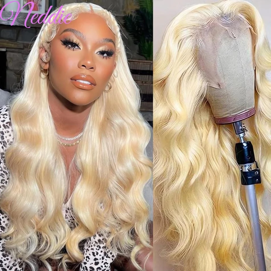 

13x6 HD Lace Frontal Wig Honey Blonde 613 Body Wave Human Hair For Women 30 40 Inch Colored Cheap Wigs On Sale Clearance