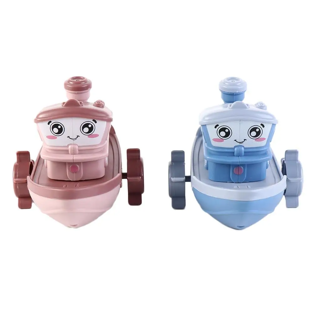 Giocattoli da bagno Gioco di navi galleggianti galleggianti Giocattoli d'acqua Giocattoli da bagnetto per bambini Barca a orologeria Nave da cartone animato Carica