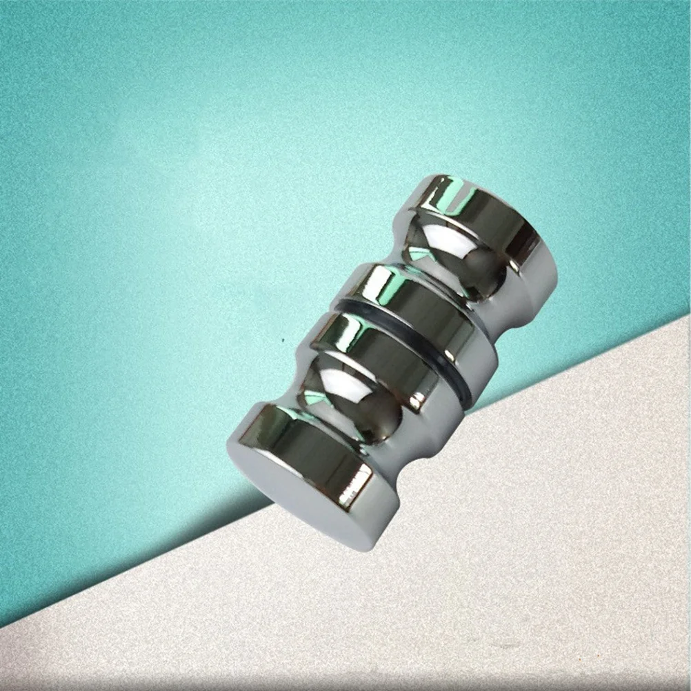 

Glass Handle Gold Door Handle Stainless Steel Round Pull For Bathroom Glass Door Home Cabinet Hardware Knob