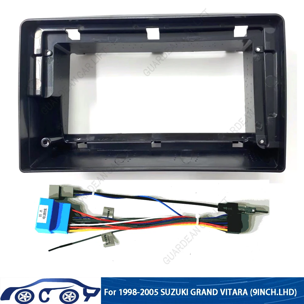 

9 дюймов.LHD автомобильный радиоприемник для 1998-2005 SUZUKI GRAND VITARA Android GPS MP5 стереоплеер 2 Din головное устройство панель рама приборной панели