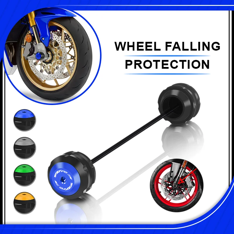 

NEW R3 Wheel Protector For YAMAHA YZF-R3 r3 2015-2024 Motorcycle accessories Front & Rear Fork Axle Sliders Crash Falling Pad